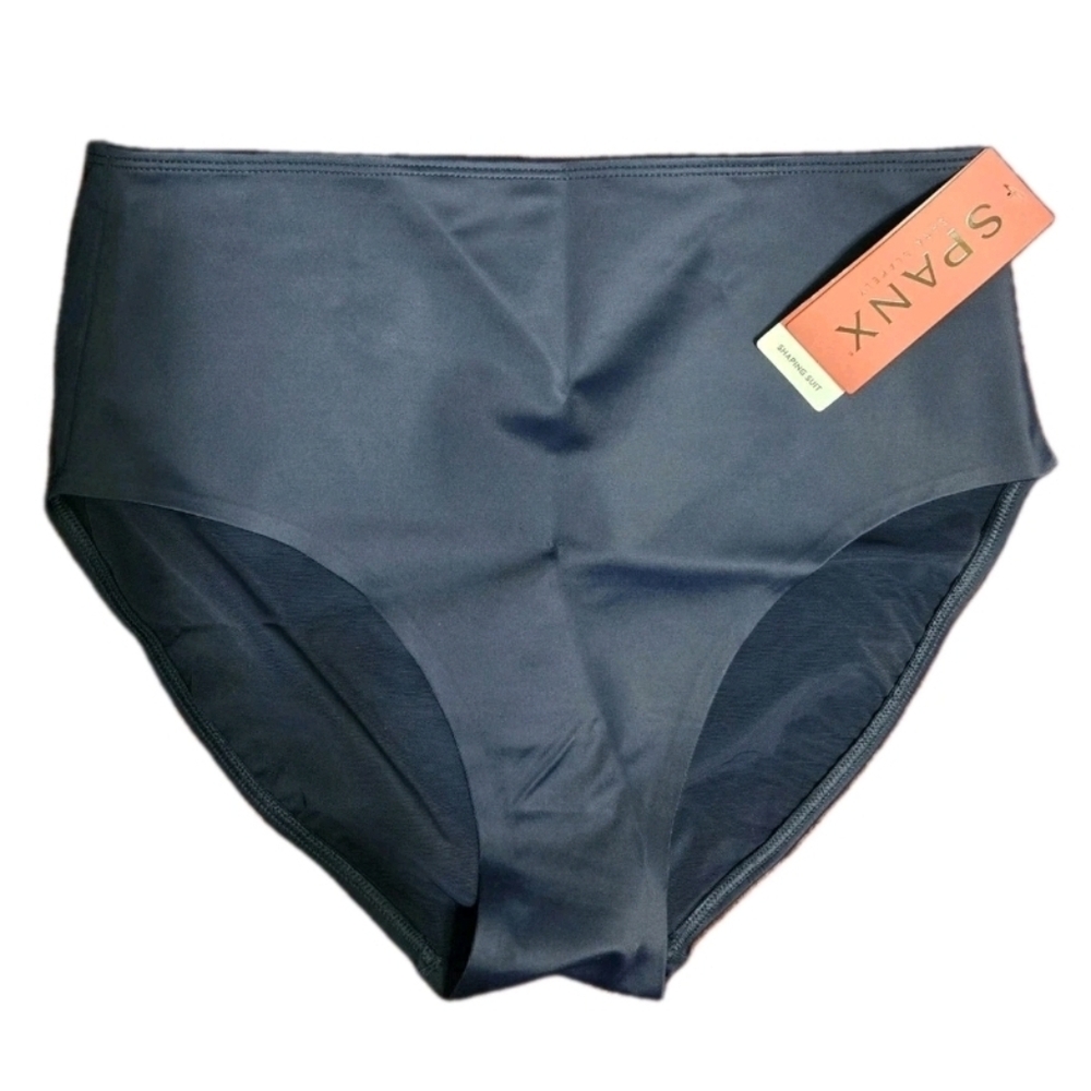 Spanx 2658 Shaping Suit Bottoms Bottom 12 Navy Splash Nwt